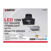 12WLED/DW/DNL3/930/SQ/RD/BK - S11634