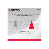 12WLED/DW/DNL3/930/SQ/RD/BK - S11634