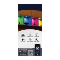 11WLED/RDL/5-6/RGBTW/RND/WH - S11639