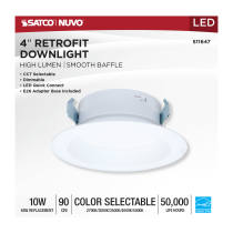 10WLED/DLR/4/CCT-SEL/RD/WH - S11647