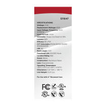 10WLED/DLR/4/CCT-SEL/RD/WH - S11647