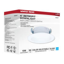 10WLED/DLR/4/CCT-SEL/RD/WH - S11647