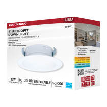 10WLED/DLR/4/CCT-SEL/RD/WH - S11647