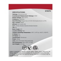 24WLED/DW/DNL3/FS/RND/DD/WH - S11670