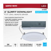 8WLED/DW/4/CCT/RND/FL/RD - S11680