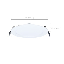 13W/DL/6/RND/CCT/WH/12PK - S11683