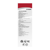 11WLED/DW/6/CCT/RND/FL/RD/BK - S11686