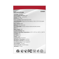 15WLED/DW/6/FS/RND/FL/DD/EM - S11697