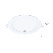 15WLED/DW/6/FS/RND/FL/DD/EM - S11697