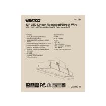 10WLED/DW/LINEAR/12"/ADJ-CCT - S11720