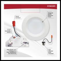 6.7WLED/RDL/4/5CCT-SEL/RD - S11800R1