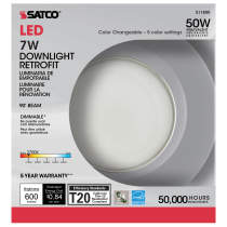 7WLED/RDL/4/ADJ-CCT/120V - S11800