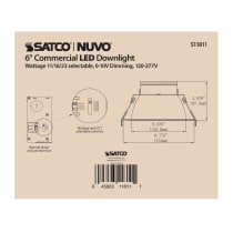 23WLED/CDL/6/ADJ-CCT/80D - S11811