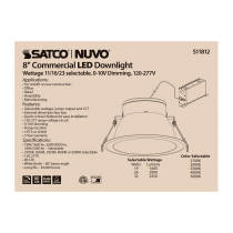 32WLED/CDL/8/ADJ-CCT/80D - S11812