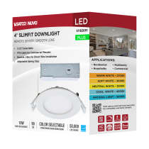 10WLED/DW/EL/4/CCT-SEL/RND/RD - S11826R1