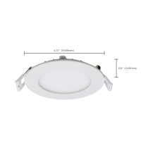 10WLED/DW/EL/4/CCT-SEL/RND/RD - S11826