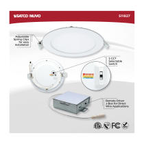 12WLED/DW/EL/6/CCT-SEL/RND/RD - S11827