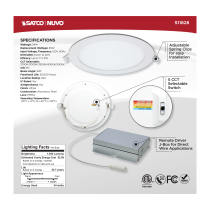 24WLED/DW/EL/8/CCT-SEL/RND/RD - S11828