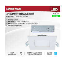 10WLED/DW/EL/4/CCT-SEL/SQ/RD - S11829R1