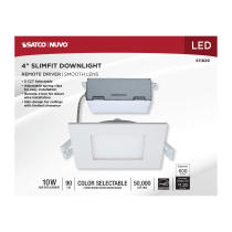 10WLED/DW/EL/4/CCT-SEL/SQ/RD - S11829