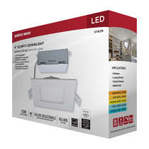 10WLED/DW/EL/4/CCT-SEL/SQ/RD - S11829