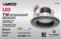 7WLED/RDL/4/CCT-SEL/120V/BL - S11832