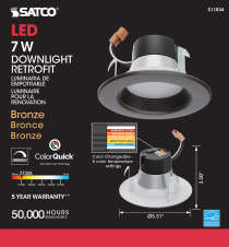 7WLED/RDL/4/CCT-SEL/120V/BZ - S11834