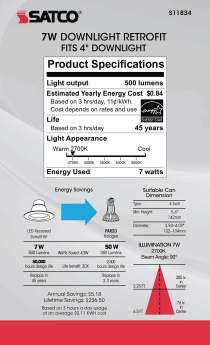 7WLED/RDL/4/CCT-SEL/120V/BZ - S11834