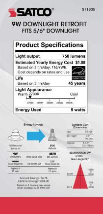 9WLED/RDL/5-6/CCT-SEL/120V/BL - S11835