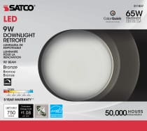 9WLED/RDL/5-6/CCT-SEL/120V/BZ - S11837