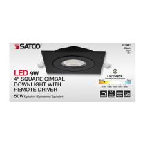 9WLED/GBL/4/CCT/SQ/BLK - S11843