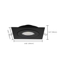 9WLED/GBL/4/CCT/SQ/BLK - S11843