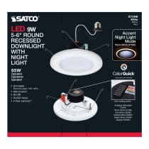 9WLED/NL/RDL/5-6/CCT-SEL/120V - S11846