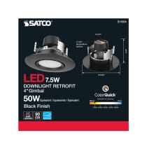 7.5WLED/DIR/4/60'/CCT-SEL/120V - S11854