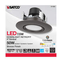 7.5WLED/DIR/4/60'/CCT-SEL/120V - S11856