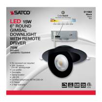 15WLED/GBL/6/CCT/RND/BLK - S11862