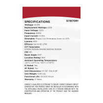 10WLED/DW/4/CCT-SEL/RND/RD/WH - S11870R1