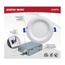 12WLED/DW/4/CCT-SEL/RND/RD/WH - S11870