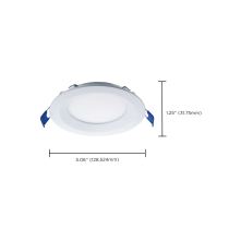 12WLED/DW/4/CCT-SEL/RND/RD/WH - S11870