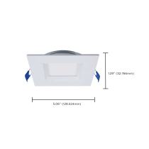 12WLED/DW/4/CCT-SEL/SQ/RD/WH - S11871