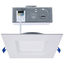 12WLED/DW/6/CCT-SEL/SQ/RD/WH - S11873R1