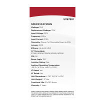 12WLED/DW/6/CCT-SEL/SQ/RD/WH - S11873R1