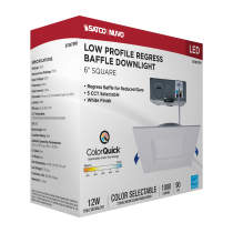 12WLED/DW/6/CCT-SEL/SQ/RD/WH - S11873R1