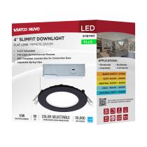 10WLED/DW/4/CCT-SEL/RND/RD/BK - S11874R1