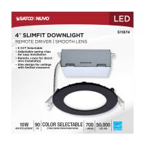 10WLED/DW/4/CCT-SEL/RND/RD/BK - S11874