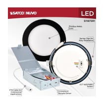 12WLED/DW/6/CCT-SEL/RND/RD/BK - S11875R1