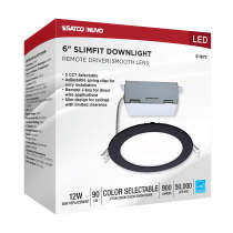 12WLED/DW/6/CCT-SEL/RND/RD/BK - S11875