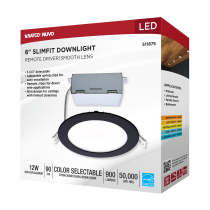 12WLED/DW/6/CCT-SEL/RND/RD/BK - S11875