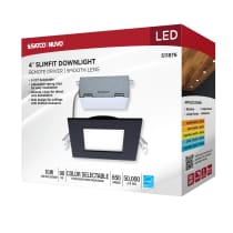 10WLED/DW/4/CCT-SEL/SQ/RD/BK - S11876