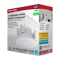 8WLED/DLR/4/CCT-SEL/WR/RND/WH - S11891